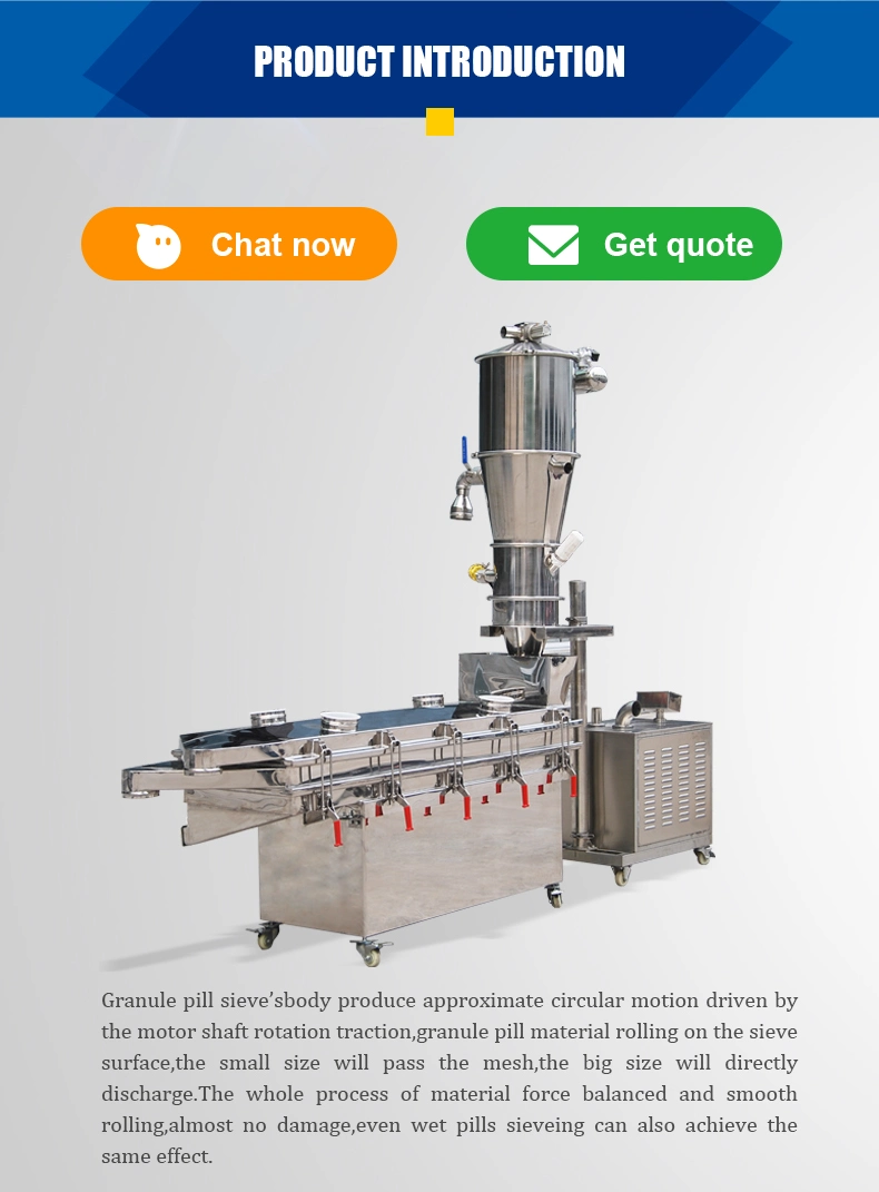 Food Linear Vibrating Sieve Separator Automatic Sand Sieving Grading Machine