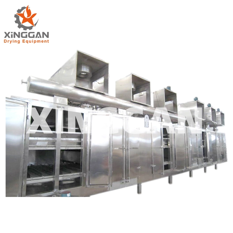 Continuous Mesh Multi-Layer Belt Drying Dryer Machine for Dehydrated Vegetables, Pellet Feed, Monosodium Glutamate, Desiccated Coconut, Synthetic Fiber, Corn