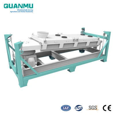 곡물 원료 및 동물 사료 펠렛 회전식 쉐이크 선별 선별 기계를 진동 선별 선별 기계로
